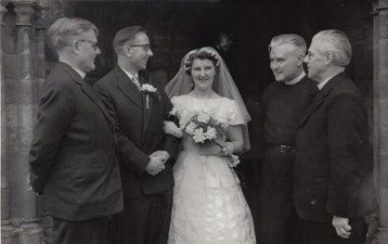 John and Margaret with his three newly acquired brothers-in-law